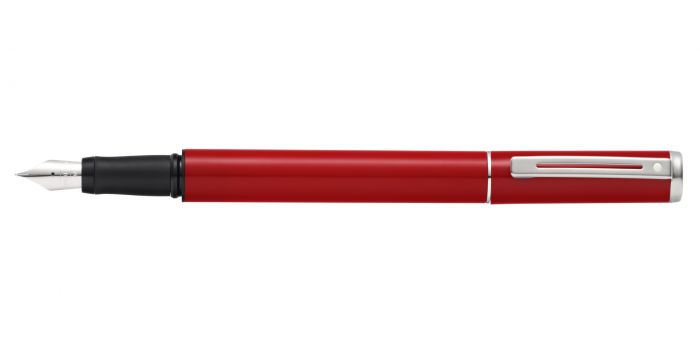 SHEAFFER POP FOUNTAIN PEN CT GLOSSY RED